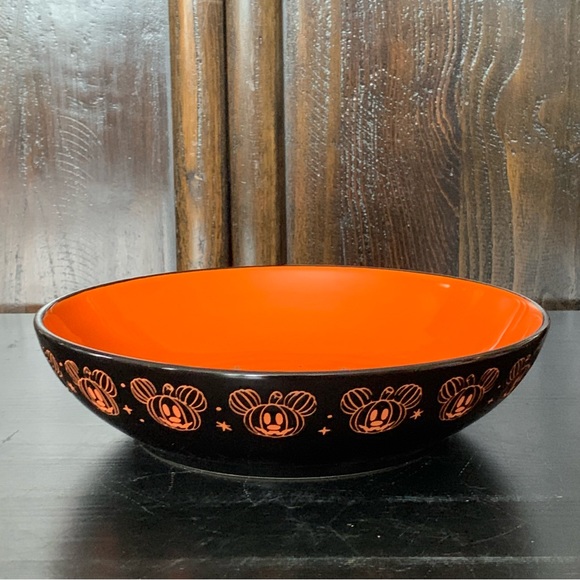 Mickey Jack O’Lantern Pumpkin Disney Halloween Bowl - Picture 7 of 9